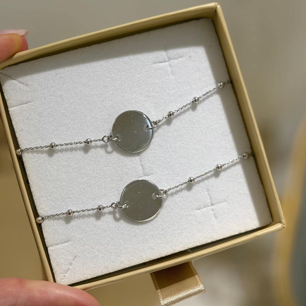 BRACCIALE PEPITE CON TARGHETTA