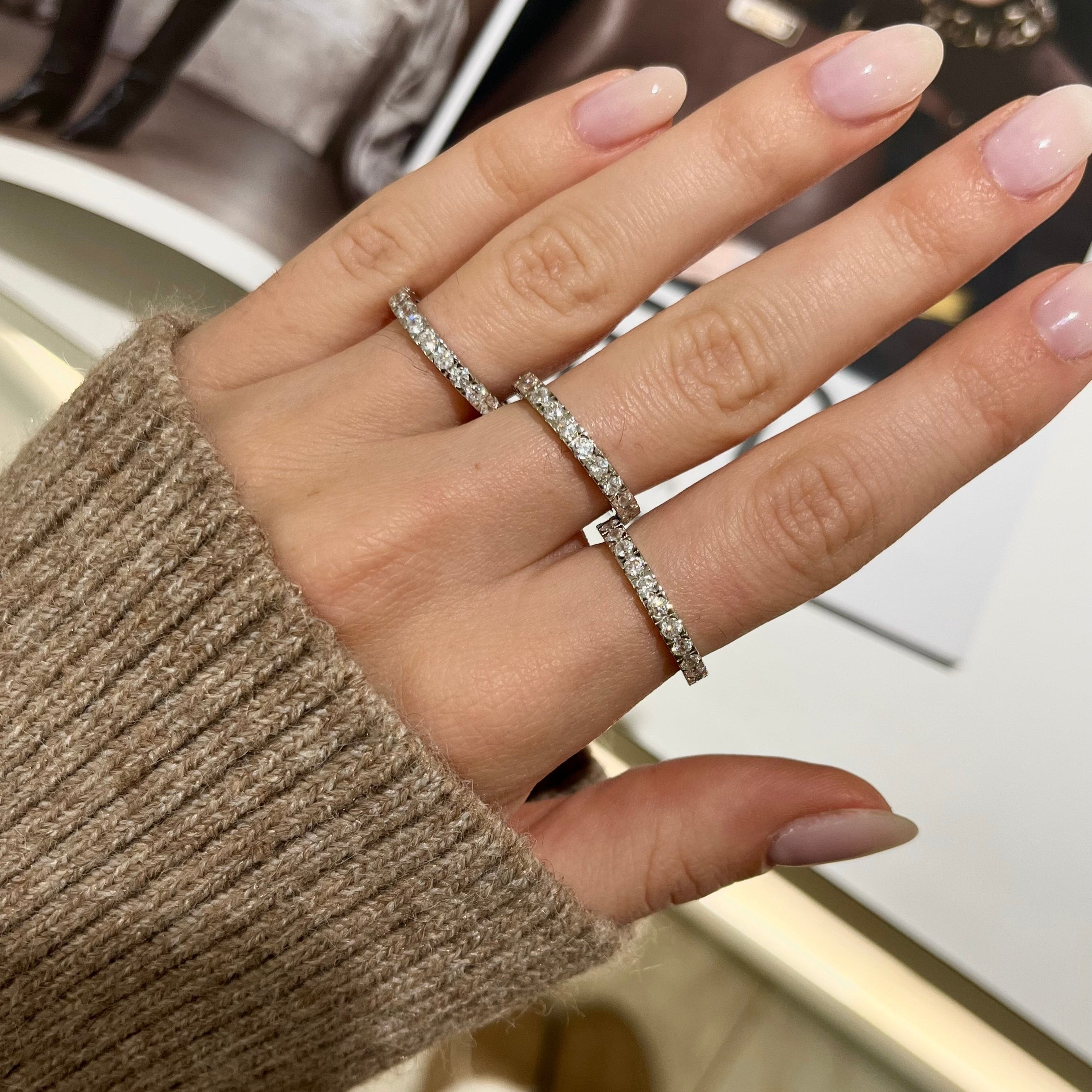 ANELLO VERETTA ETERNITY BIG