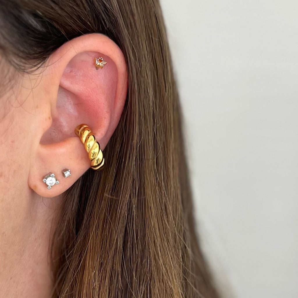 ORECCHINI EAR CUFF TORCHON