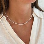 COLLANA MICROPERLA CHICCO DI RISO