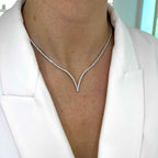 COLLANA TENNIS A PUNTA