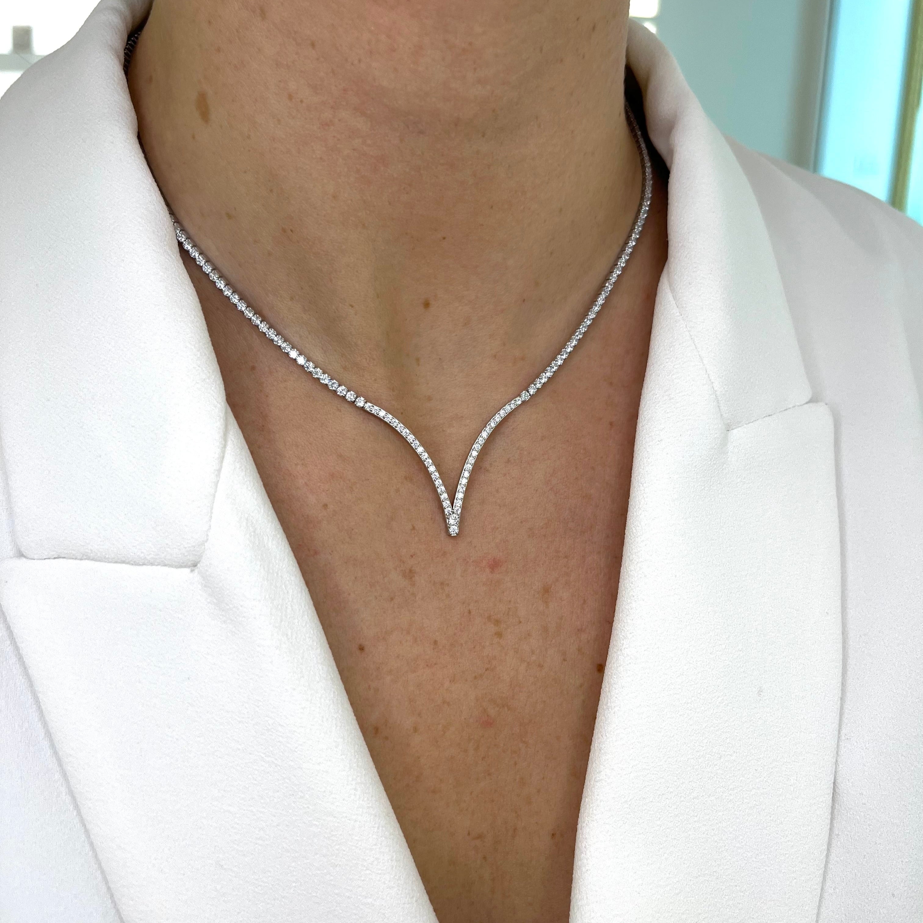 COLLANA TENNIS A PUNTA