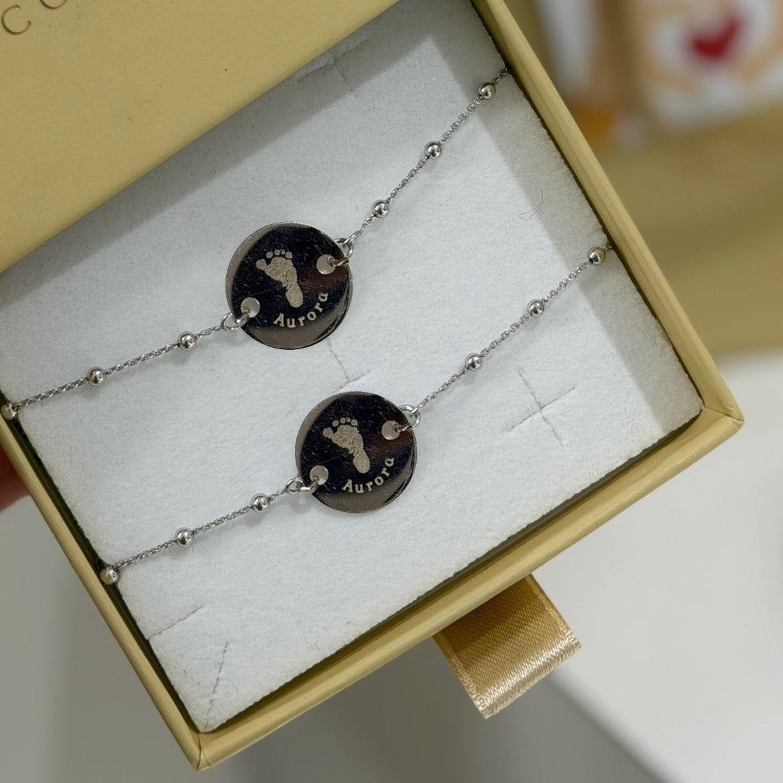 BRACCIALE PEPITE CON TARGHETTA