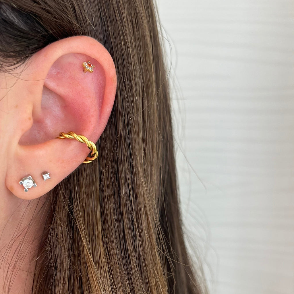ORECCHINI EAR CUFF TORCHON