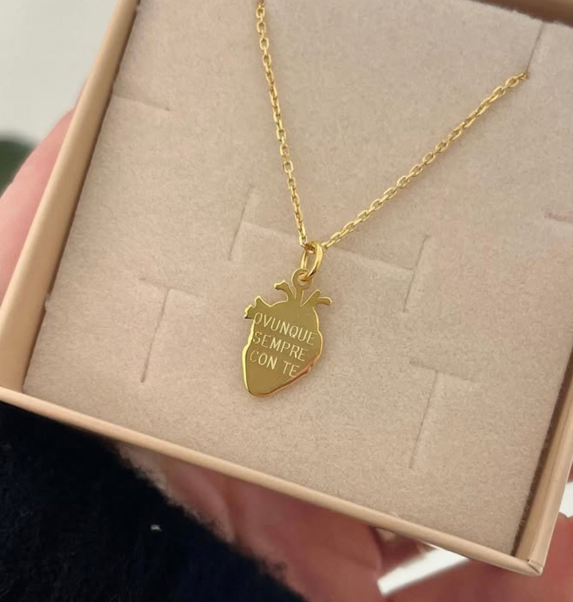 COLLANA CUORE ANATOMICO