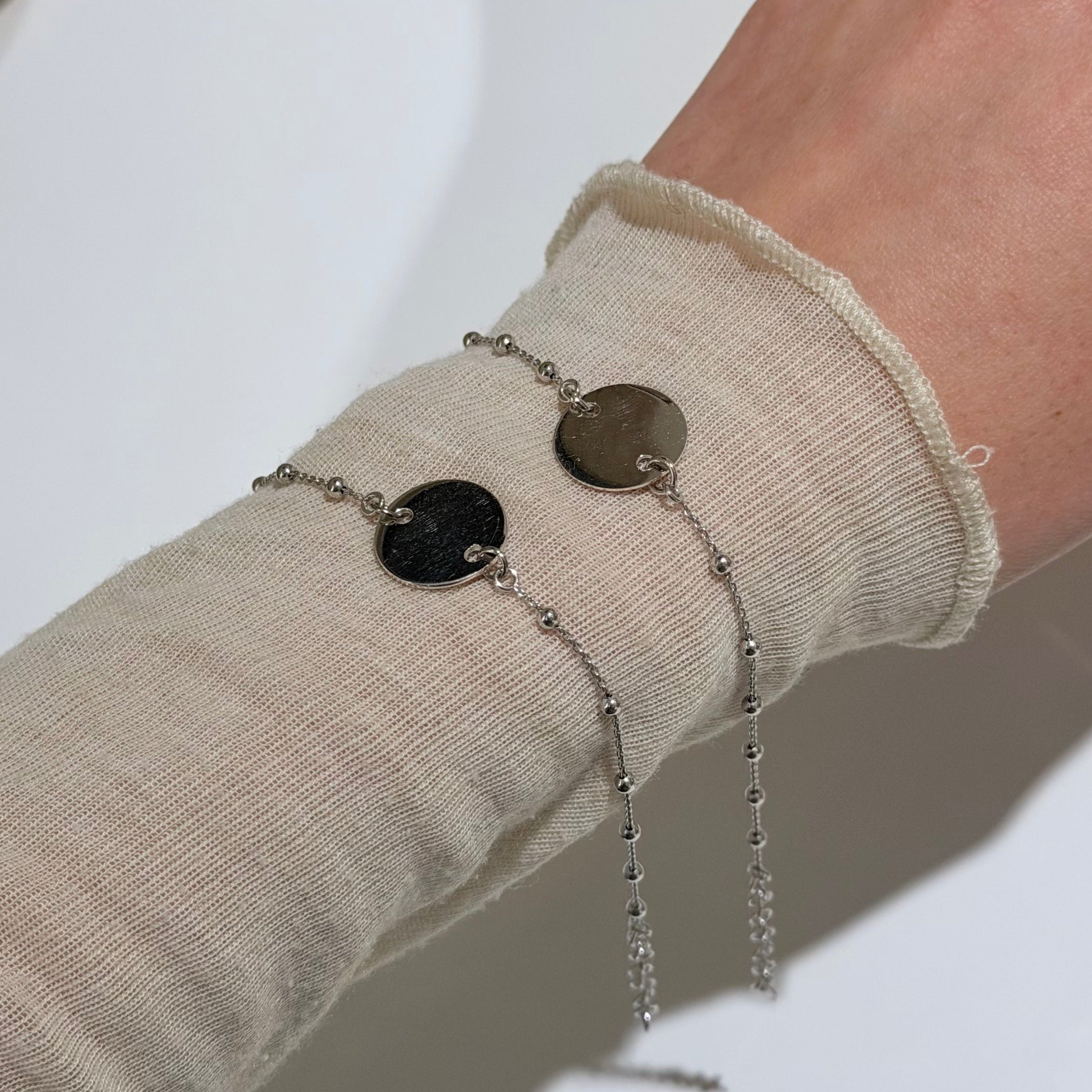 BRACCIALE PEPITE CON TARGHETTA