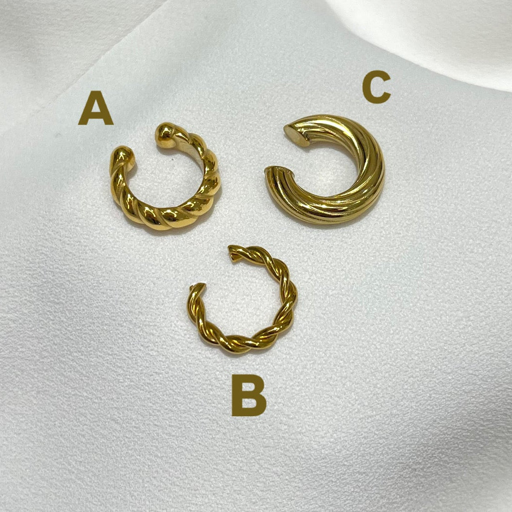 ORECCHINI EAR CUFF TORCHON