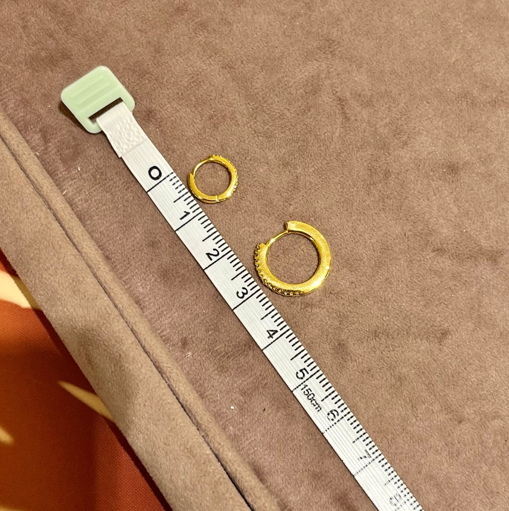 ORECCHINI CERCHIETTI ZIRCONATI