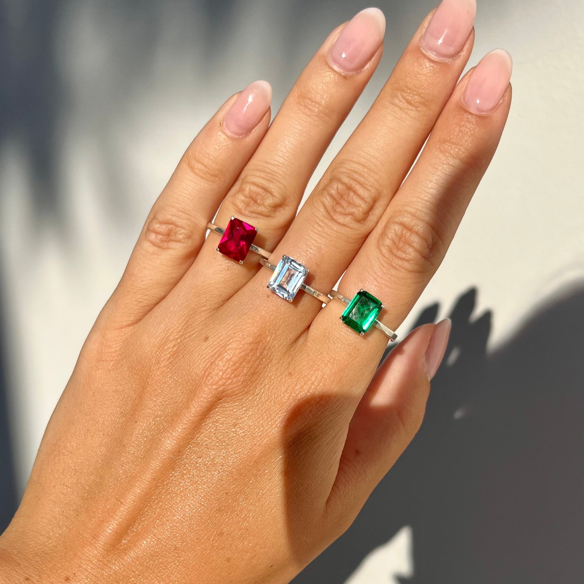 ANELLO SOLITARIO RAINBOW
