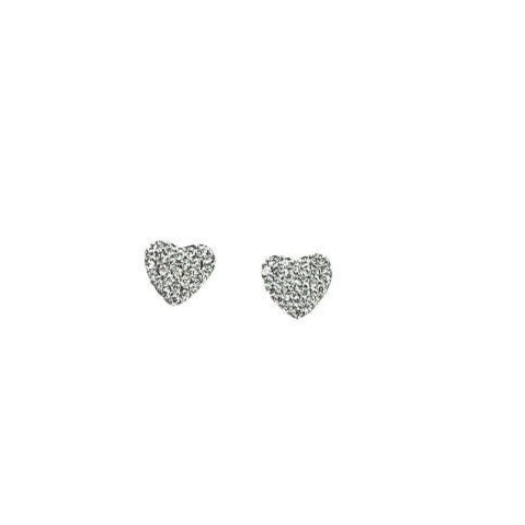 ORECCHINI CUORE PAVÈ