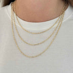 COLLANA CATENA CHICCO DI RISO