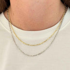 COLLANA CATENA CHICCO DI RISO