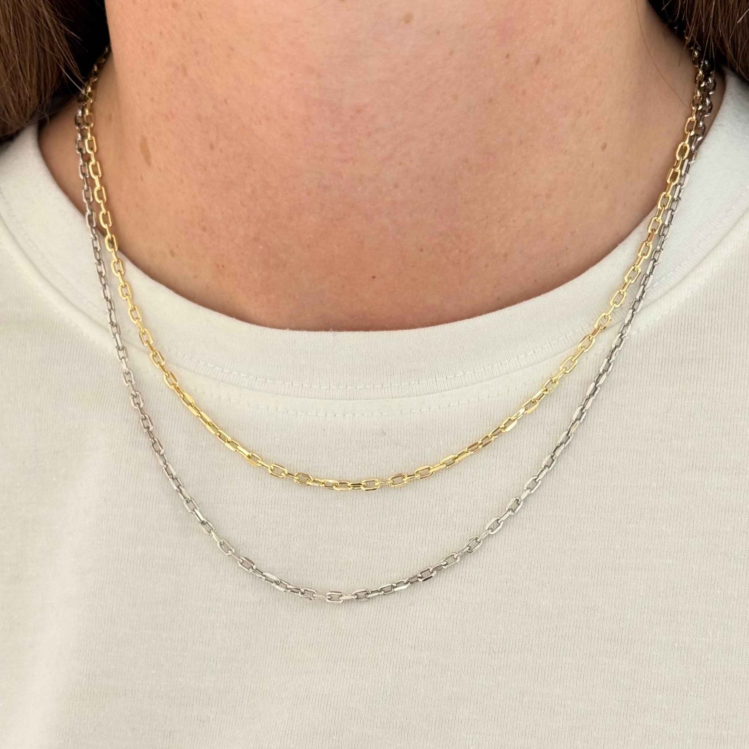 COLLANA CATENA CHICCO DI RISO