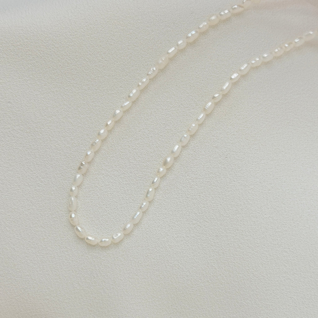 COLLANA MICROPERLA CHICCO DI RISO