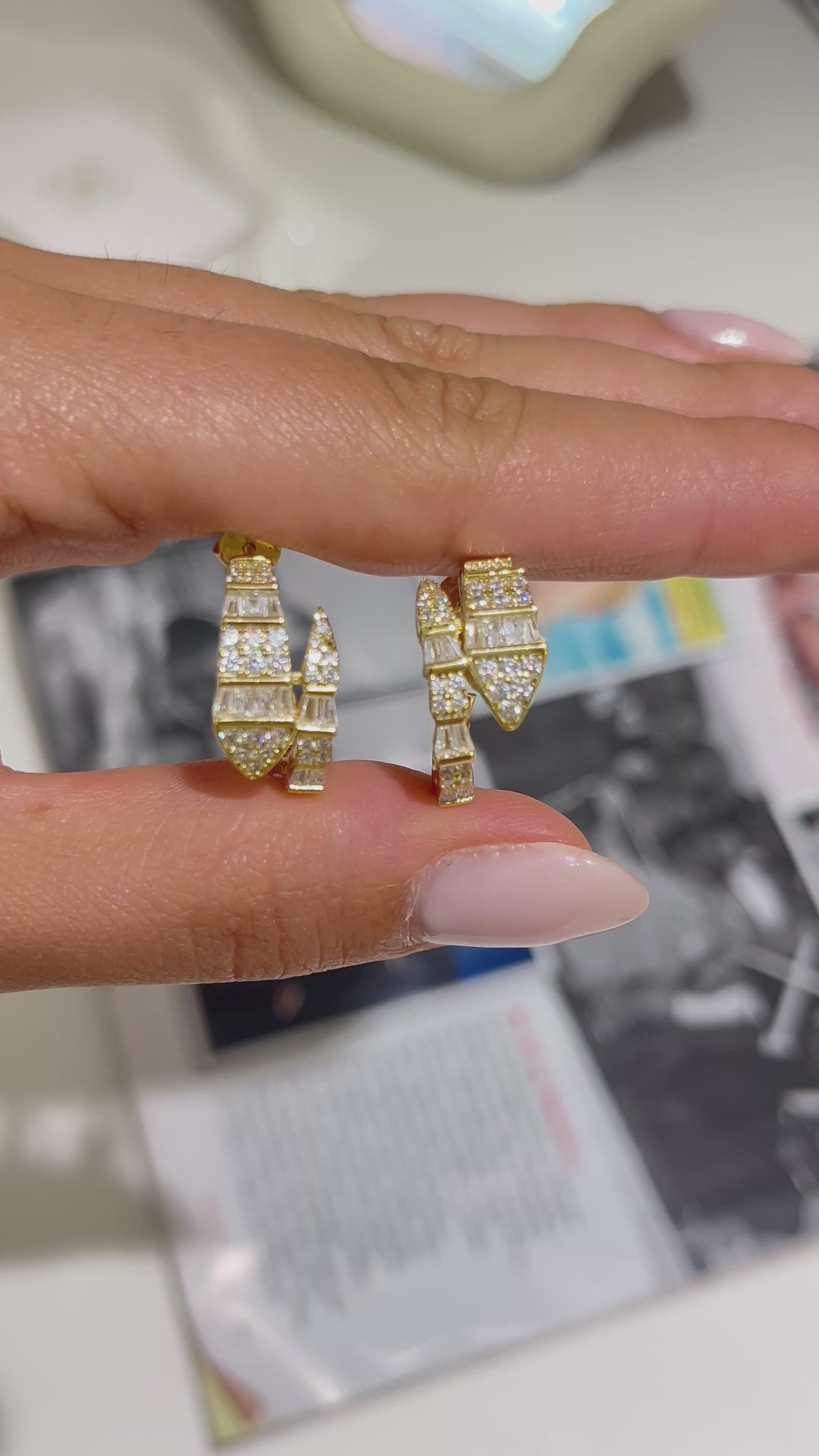 ORECCHINI BRILLIANT SNAKE