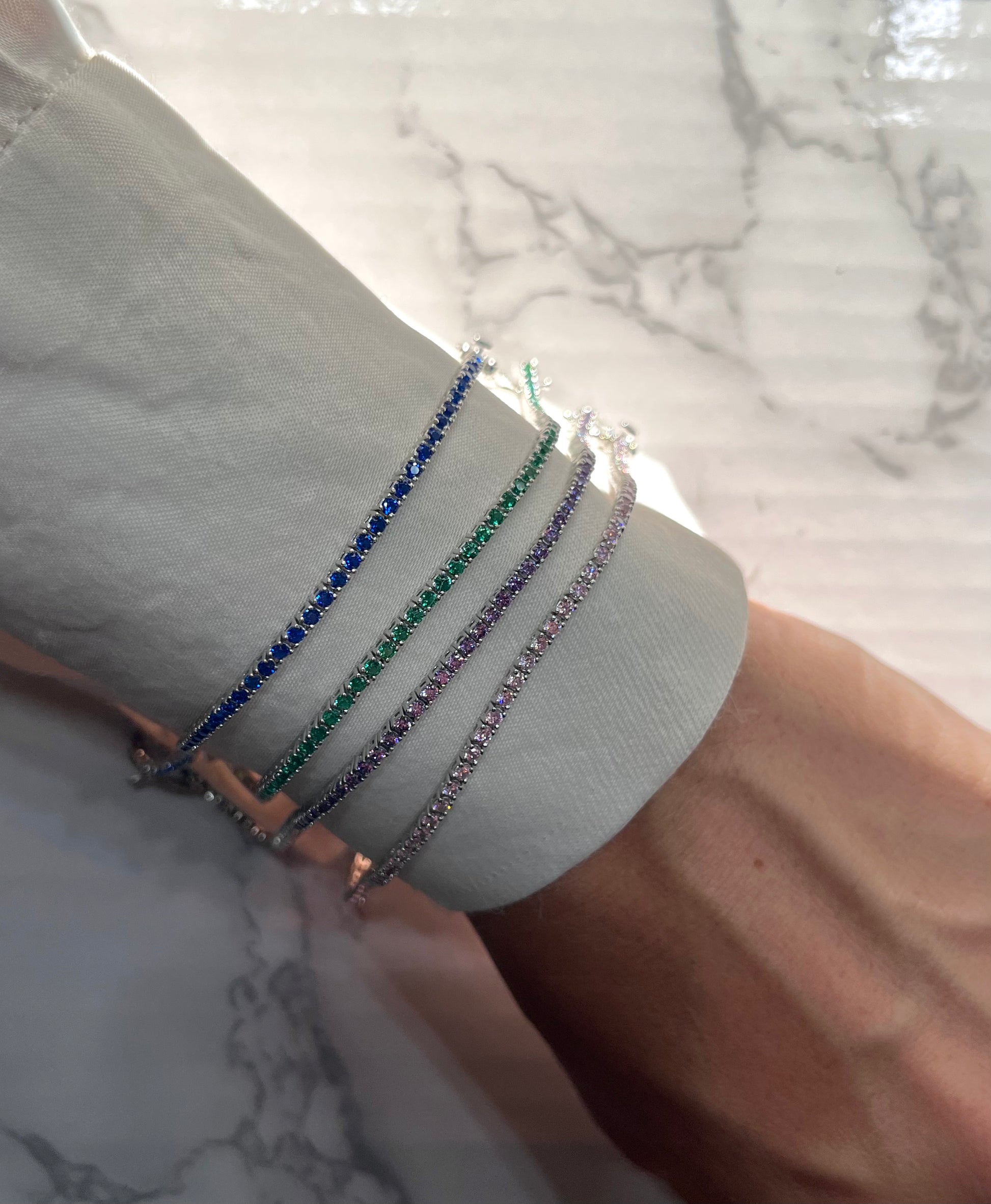 BRACCIALE TENNIS COLOR