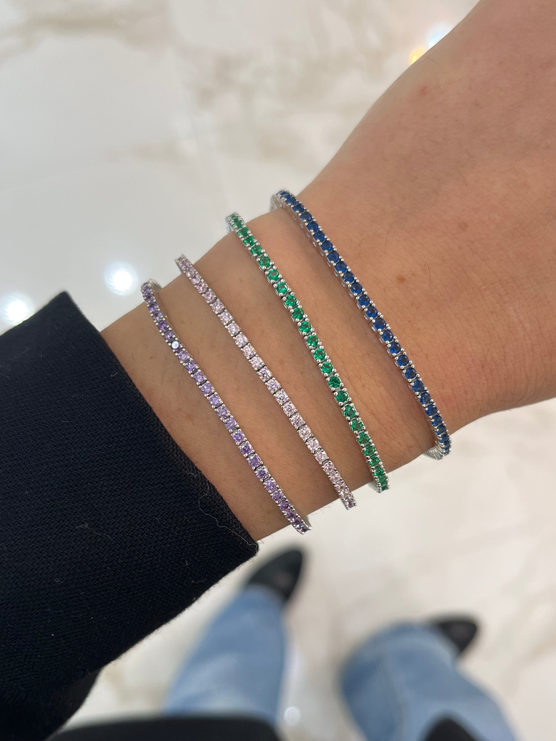 BRACCIALE TENNIS COLOR